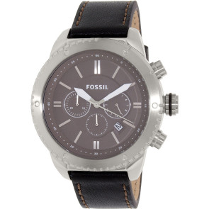 Watch strap Fossil BQ2057 Leather Brown 22mm